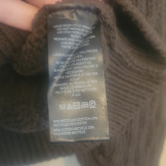 Pilcro Chocolate Cable Knit Sweater - Picture 3 of 4